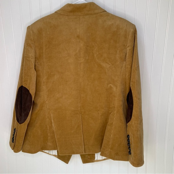 Veronica Beard Miller Corduroy Dickey Jacket in Khaki Size 18 - Picture 7 of 13